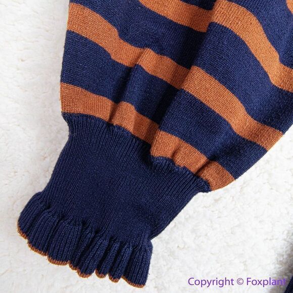 Eliza J Women's Stripped High Neck Knit Dress, plus size 2X - Picture 6 of 15